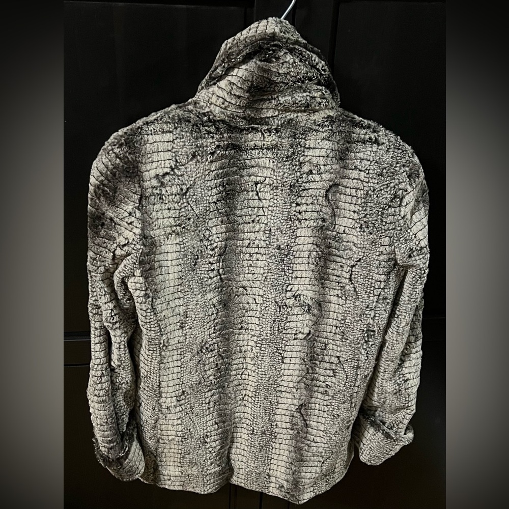 Faux fur jacket